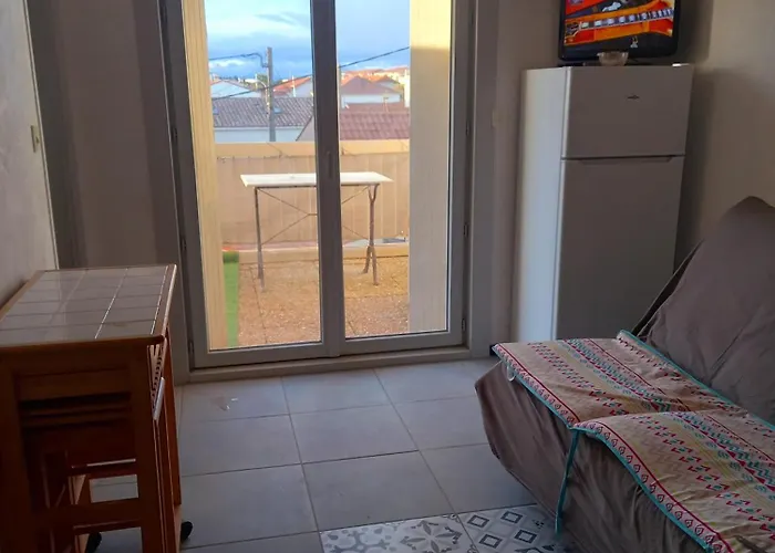 Studio Avec Grande Terrasse 2 Personnes A Valras Plage